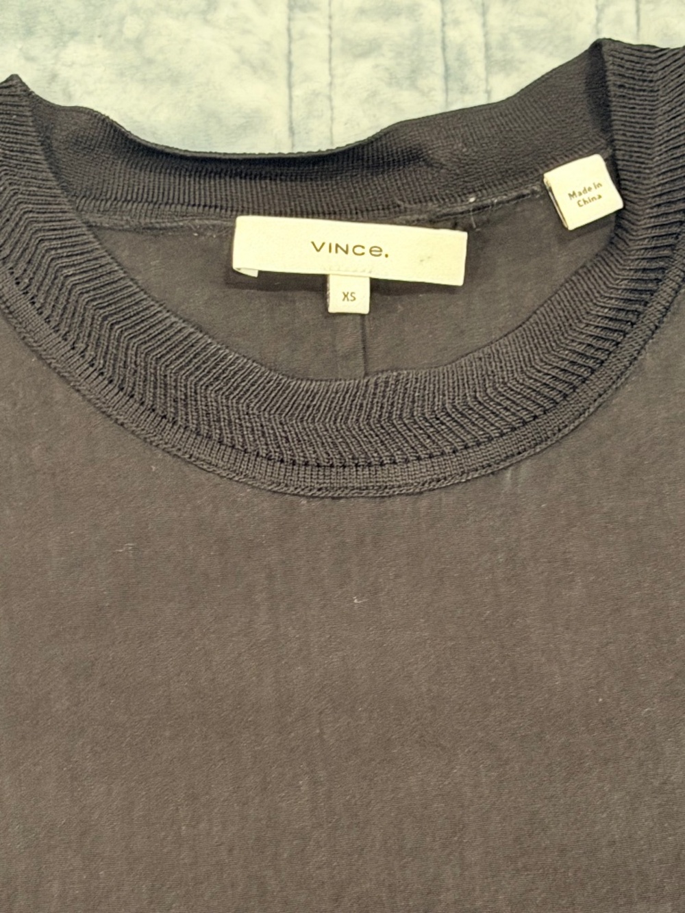 Vince Linen Blend Size XS Navy Blouse